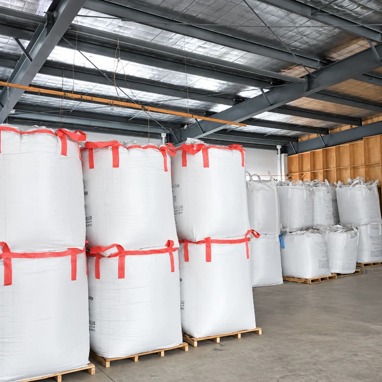 Fishing net raw materials prepared for production planning